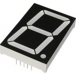 DISPLAY LED 1 ΨΗΦΙΟΥ 38.1mm HI ΚΟΚΚΙΝΟ ΑNΟΔΟΥ FYS(TPD)15011BS-11 FOR Τεμάχια:10 01.021.0034