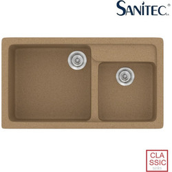 Sanitec Classic 317 Επικαθήμενος Νεροχύτης Γρανίτη Ματ Granite Celtic Stone 90x51cm