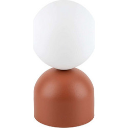 Φωτιστικό Επιτραπέζιο Miki 16042 Φ12x21cm 1xG9 8W Brick TK Lighting Ατσάλι,Πλαστικό