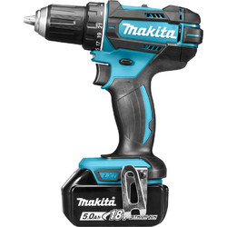 Makita DDF482RTJ Κρουστικό Δραπανοκατσάβιδο Μπαταρίας 18V 2x5Ah