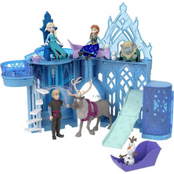 Mattel Παιχνιδολαμπάδα Disney Frozen Elsa & Κουκλόσπιτο