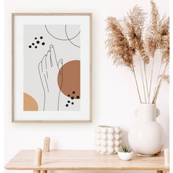 Line Hand - Αφίσες - Poster - Walls