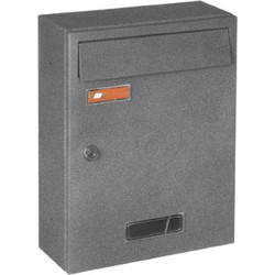 Γραμματοκιβώτιο Viometal Αθήνα 801 Ανθρακί 33x10x26cm