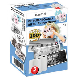 LAMTECH 3PACK KID INSTANT CAMERA REFILL 5M FOR LAM114284 & LAM114291