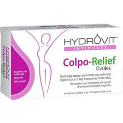 Hydrovit Colpo-Relief Ovules Κολπικά Υπόθετα 10τμχ