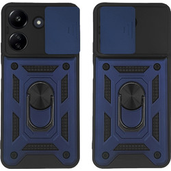 Sonique Ring Armor CamPro Θήκη Xiaomi Redmi 13C 4G / Poco C65 4G Blue