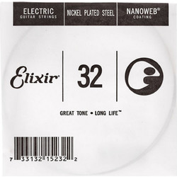 Elixir Strings NPL032 Nanoweb Χορδή Ηλεκτρικής Κιθάρας Nickel Plated Steel 32"
