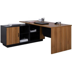 HomeMarkt Γωνιακό Γραφείο Ξύλινο 160x140x75cm HM2363