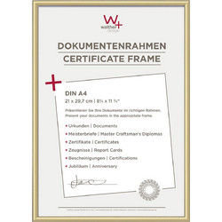 Walther New Lifestyle 21x29,7 Resin gold DIN A4 KV130G Walther