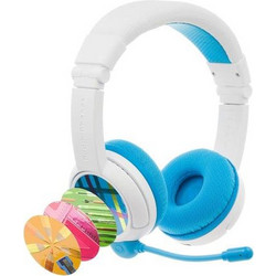 BuddyPhones School+ White / Blue