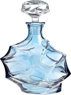 GRIFFE Γυάλινη Γαλάζια Καράφα Dolce Vita (24.5 cm)