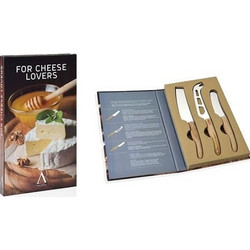 Mαχαίρια Tυριών Σε Θήκη Ξύλινα For Cheese Lovers Andrea House (3 Tεμάχια)