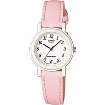 Casio Γυναικείο Ρολόι με Ροζ Δερμάτινο Λουράκι LQ-139L-4B1