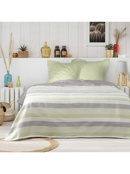 ΚΟΥΒΕΡΤΑ / ΡΙΧΤΑΡΙ FIBY - GREEN - 180x220εκ. Πράσινο