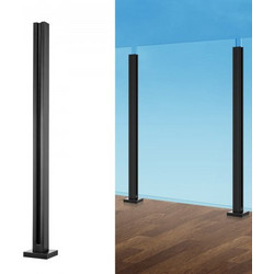 VEVOR Σφιγκτήρας Γυαλιού 37.4" για Κάγκελο (0.39"-0.47") Μαύρο BLLGZHS95CM1MKWL1V0