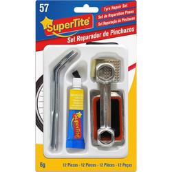 Supertite 2757 Tyre Repair Kit Κόλλα Σαμπρελών με Μπαλώματα & Εργαλεία 6gr