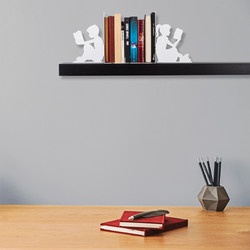 Metal Bookend Kitap tutucu 10 - White White