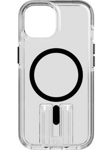 Tech21 - Evo Kick MagSafe iPhone 15-14-13 Clear Black - Electronics