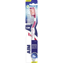 Aim White System Perlite Medium Οδοντόβουρτσα Ροζ