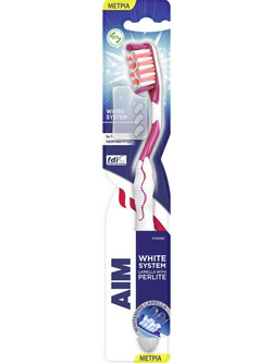 Aim White System Perlite Medium Οδοντόβουρτσα Ροζ