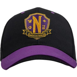 Cinereplicas Wednesday Curved Bill Cap Nevermore Academy Καπέλο Μωβ