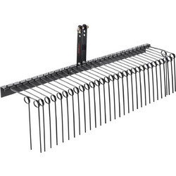 VEVOR Tow Behind Landscape Rake 72" Lan Dethatcher Rake με 32 ατσάλινα δόντια