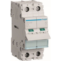 Hager Ραγοδιακόπτης 40Α 2P (SBN240)
