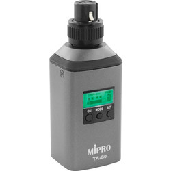 MIPRO TA80 Digital UHF 540-604MHz Ψηφιακός Επαναφορτιζόμενος Πομπός Plug On