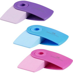Γομα Faber Castell Sleeve Mini ροζ-τιρκουαζ-λιλά 182415