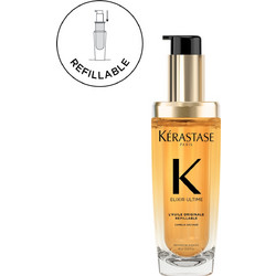 Kerastase Elixir Ultime Original Refillable Ξηρό Λάδι Μαλλιών για Φριζάρισμα & Ψαλίδα 75ml