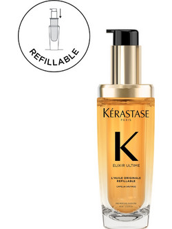 Kerastase Elixir Ultime Original Refillable Ξηρό Λάδι Μαλλιών για Φριζάρισμα & Ψαλίδα 75ml