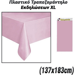 Πλαστικό Τραπεζομάντηλο Εκδηλώσεων xl (137x183cm) ροζ