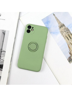 Beline Silicone Ring - θήκη για Apple iPhone 12 Pro Max - Πράσινο