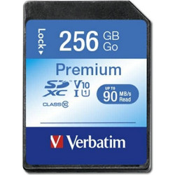 Verbatim Premium SDXC 256GB Class 10 U1 UHS-I