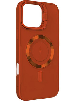 ObaStyle Creative Camera Stand Case για Apple iPhone 16 Pro Max - Πορτοκαλί