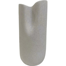 ΕΠΙΤΡΑΠΕΖΙΟ ΚΕΡΑΜΙΚΟ ΔΙΑΚΟΣΜΗΤΙΚΟ GLAZE HM4606.01 ΚΡΥΣΤΑΛΛΙΚΟ ΥΠΟΛΕΥΚΟ 17x16,5x37Υεκ (1 τεμ.)