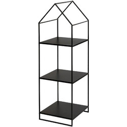 Σταντ - Ραφιέρα Μπουφέ Σκεπή AST843 32x30x100cm Black Espiel Μέταλλο