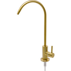 Βρυσάκι Φίλτρου Νερού QF-705 Gold 100% Inox 1/4"