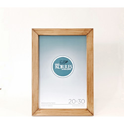 ΚΟΡΝΙΖΑ ΞΥΛΙΝΗ 20X30 PLAIN SLIM-ALMOND WOOD- KORRESCRAFT-251-105-03