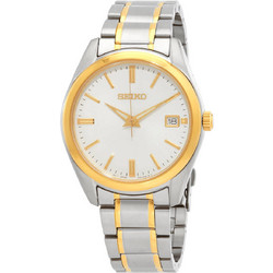Seiko Conceptual Ανδρικό Ρολόι με Ασημί Μεταλλικό Μπρασελέ SUR312P1