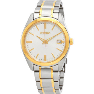 Seiko Conceptual Ανδρικό Ρολόι με Ασημί Μεταλλικό Μπρασελέ SUR312P1
