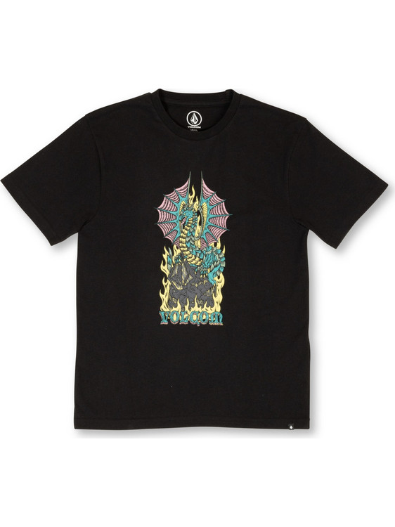Volcom Παιδικό T-Shirt Κοντομάνικο Μαύρο C4312351-BLK