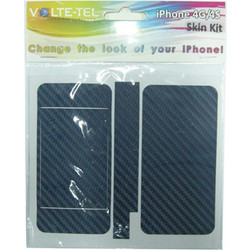 SKIN KIT COVER STICKER BLUE IPHONE 4G/4S VOLTE-TEL