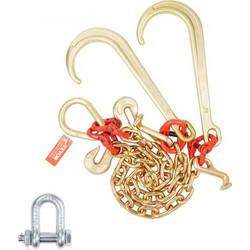 Αλυσίδα Ρυμούλκησης VEVOR 3/8"x2' G80 με Γάντζο J & T 15600lbs RTJGTLMGDX1JBVZY8V0