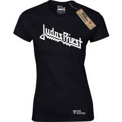 Γυναικείο t-shirt Takeposition Judas Priest σε ΜΑΥΡΟ/ MEDIUM, 504-7512-prosf
