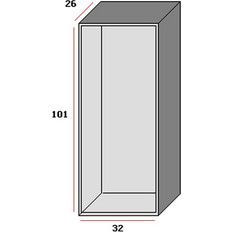 Κουτί SMART κάθετο σε διάφορα χρώματα 32x26x101 500-00718