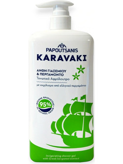Papoutsanis Karavaki Jasmine & Bergamot Flowers Αφρόλουτρο σε Gel 750ml