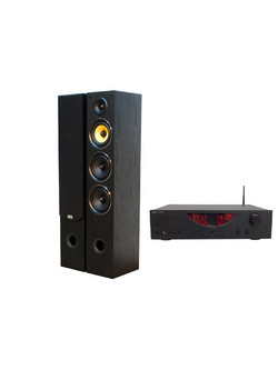 Taga Harmony TAV-506F v.2 Ζεύγος Ηχείων Hi-Fi Δαπέδου Black
