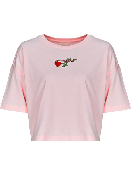 T-shirt με κοντά μανίκια Converse TLMN VDAY CROP OS TEE