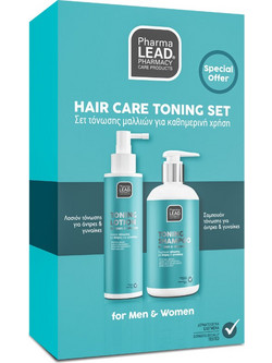 PharmaLead Men's Toning Shampoo 250ml + Hair Toning Lotion for Men & Women 150ml